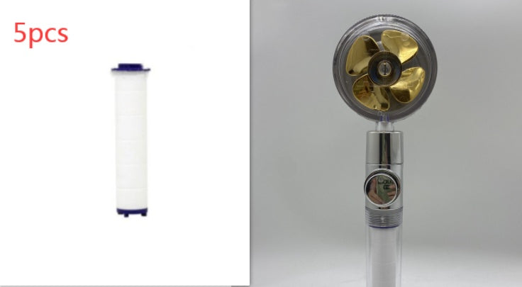 360° Rotating Water-Saving Shower Head ABS High-Pressure Spray Nozzle