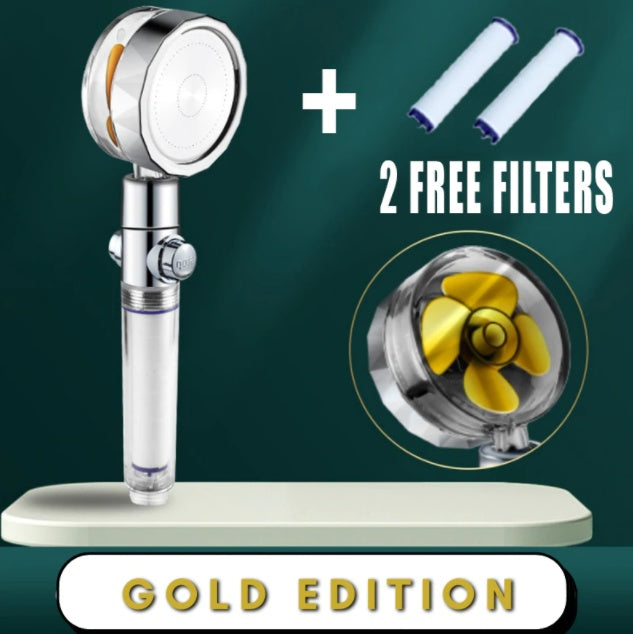 360° Rotating Water-Saving Shower Head ABS High-Pressure Spray Nozzle