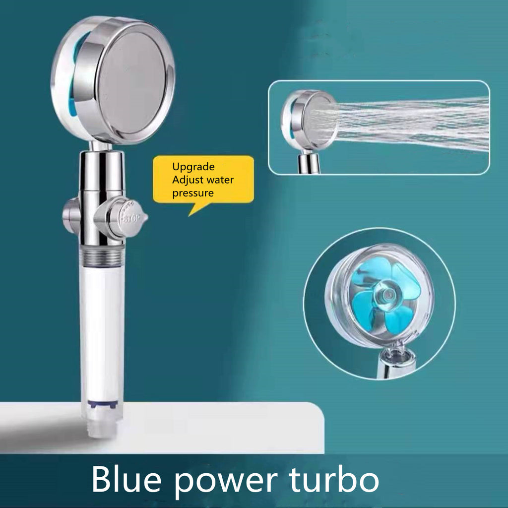 360° Rotating Water-Saving Shower Head ABS High-Pressure Spray Nozzle