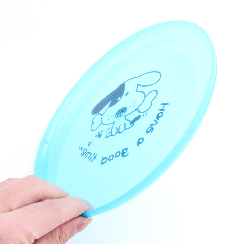 Silicone Flying Saucer Dog & Cat Toy, Chew-Resistant Interactive Training Disc