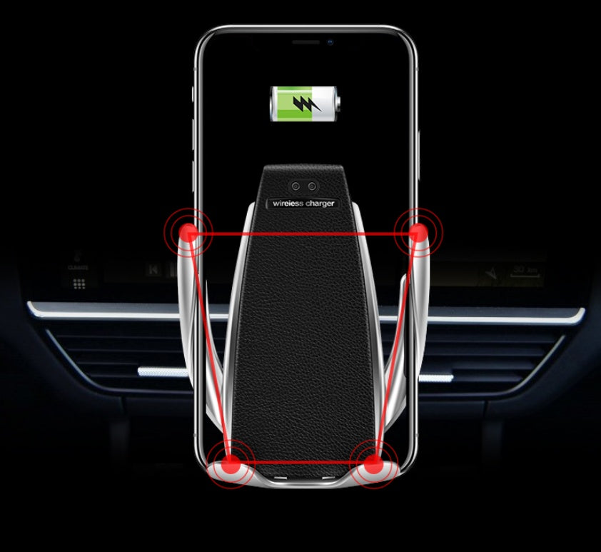 10W Wireless Car Charger with Fast Charging & Phone Holder S5