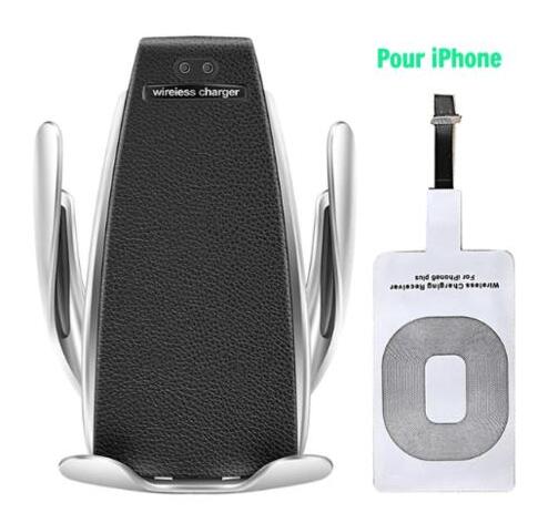10W Wireless Car Charger with Fast Charging & Phone Holder S5