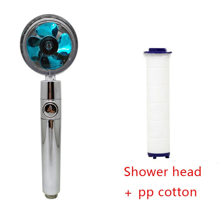 360° Rotating Water-Saving Shower Head ABS High-Pressure Spray Nozzle