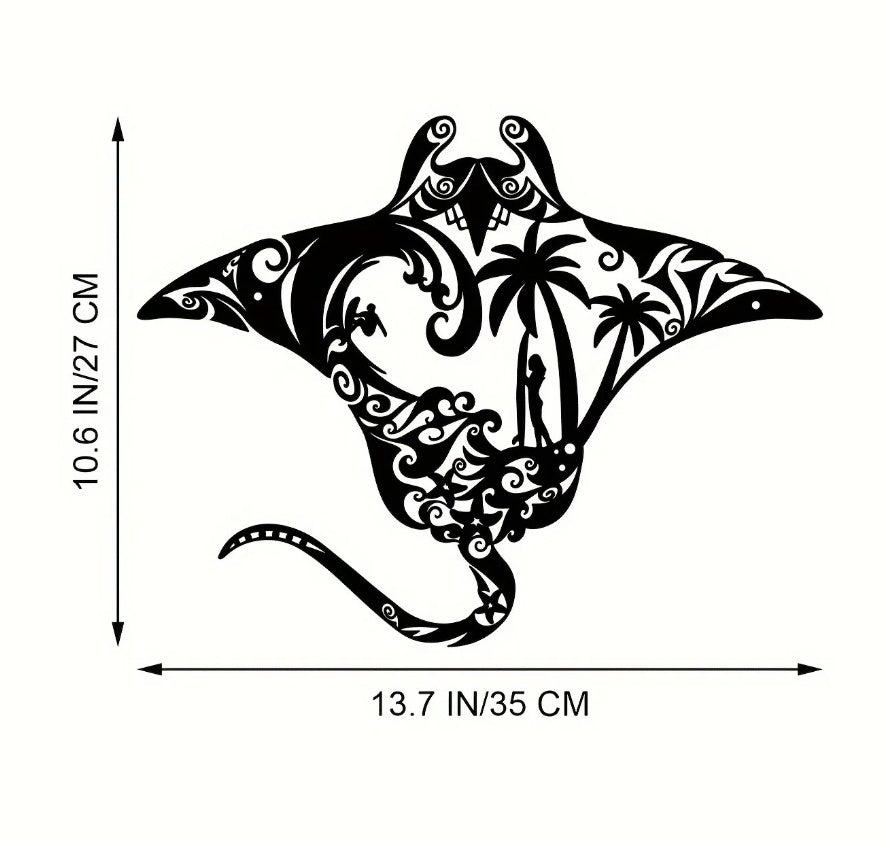 Coastal Metal Wall Art,Nautical Beach Decor For Living Room, Bedroom, Bathroom