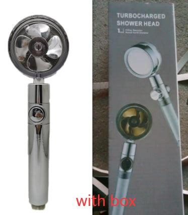 360° Rotating Water-Saving Shower Head ABS High-Pressure Spray Nozzle