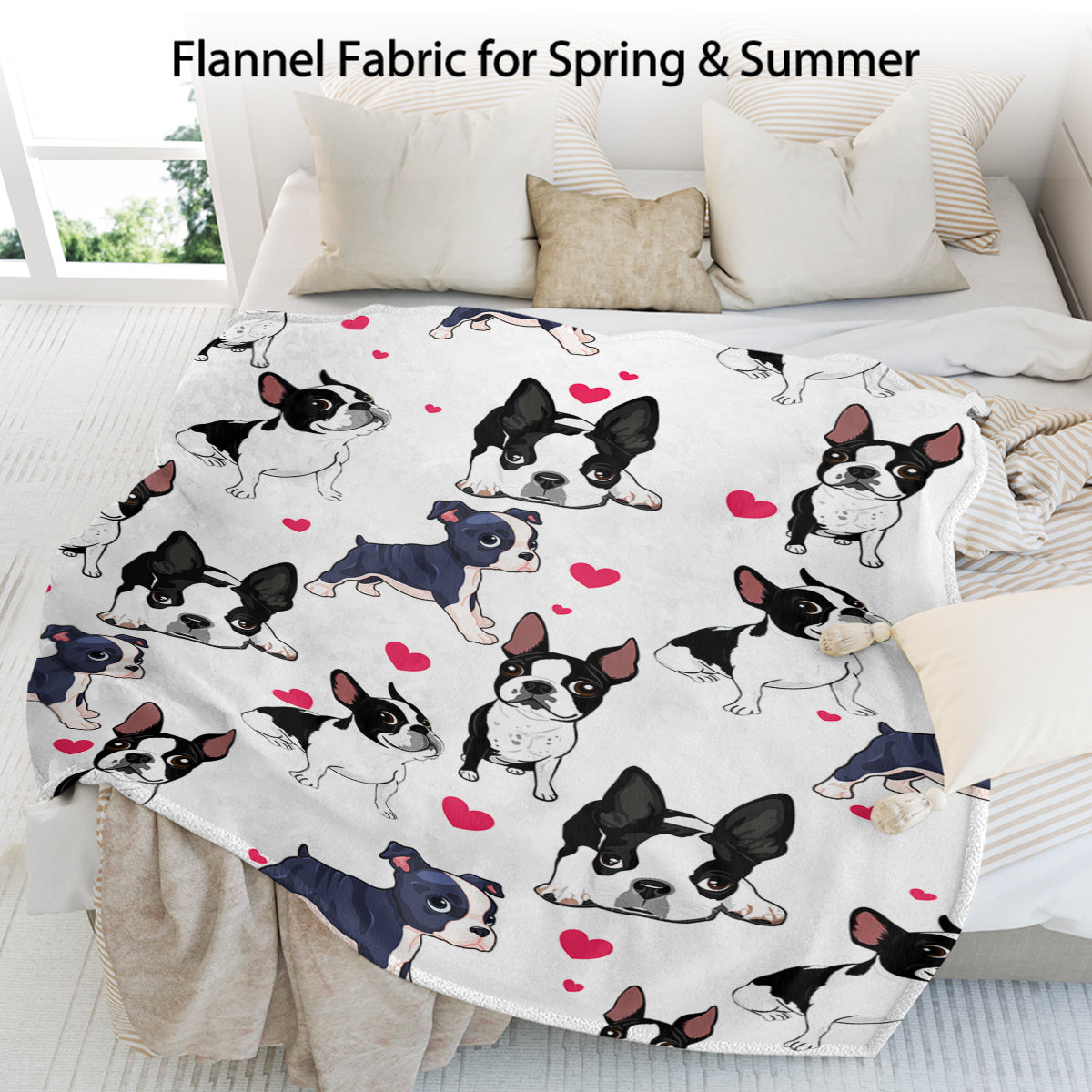 1pc Adorable Fleece Dog Blanket - Soft, Cozy, Lightweight, Warm, Flannel Throw For Couch, Bed, Sofa, Living Room Decor - Perfect For Snuggling Up On Chilly Days 75x100cm,130x150cm,150x200cm