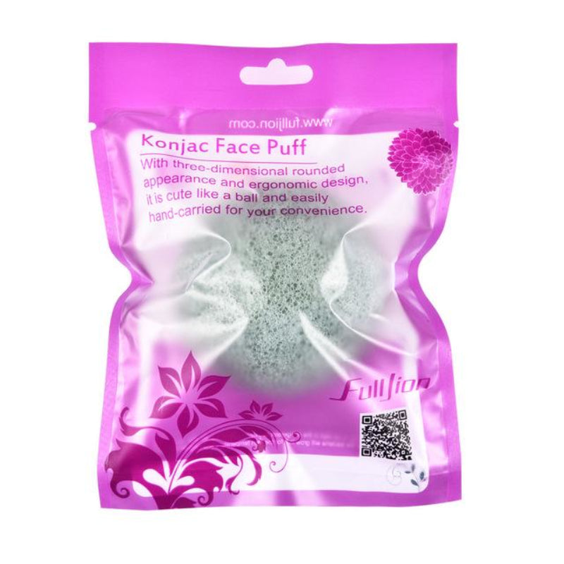 Round Konjac Face Sponge – Facial Cleansing & Exfoliating Puff