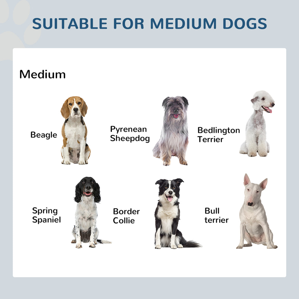 17" Double Stainless Steel Heavy Duty Dog Food Bowl Elevated Pet Feeding Station