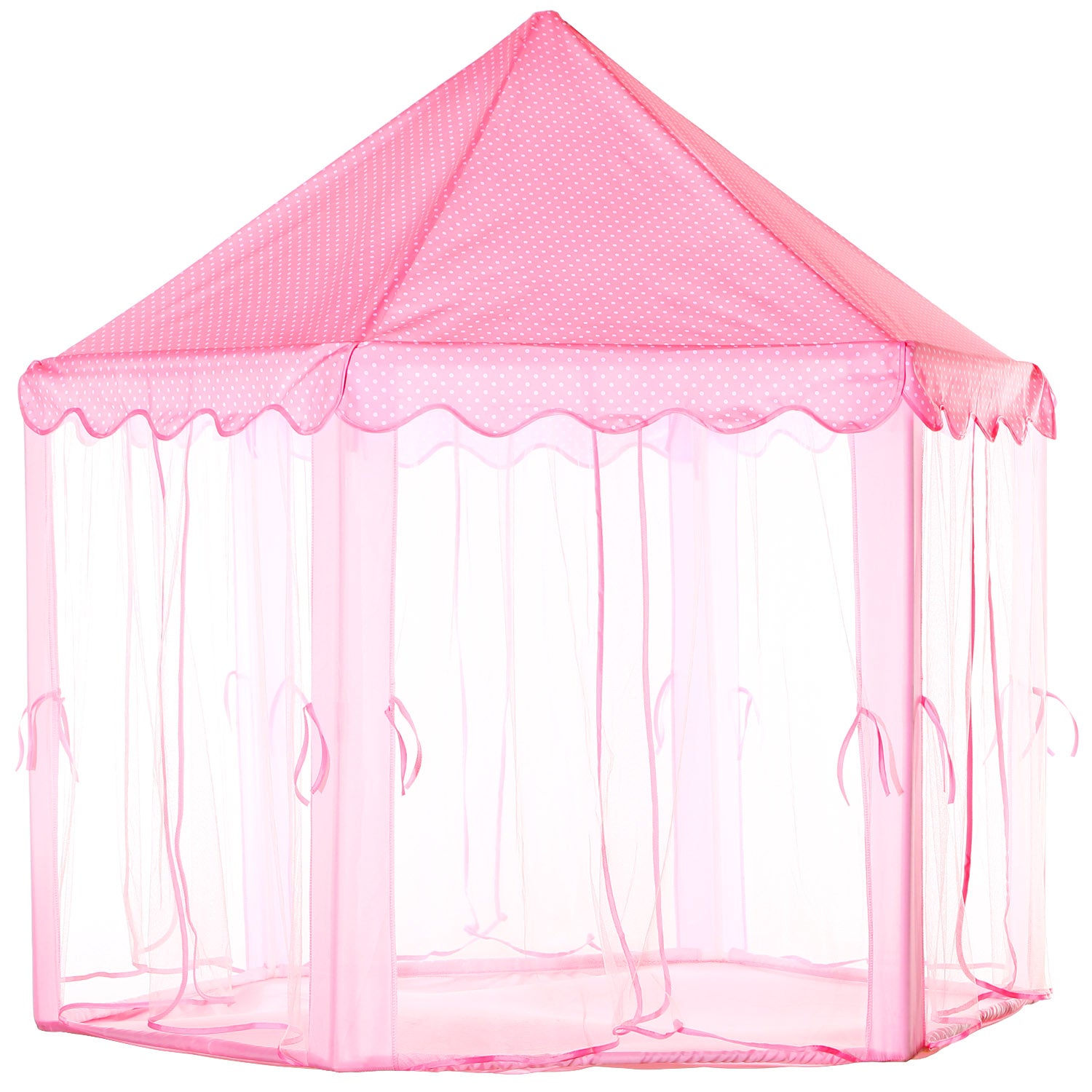 1Pc Kids Play Tents Princess For Girls Princess Castle Children Playhouse Indoor Outdoor Use With Carry Case