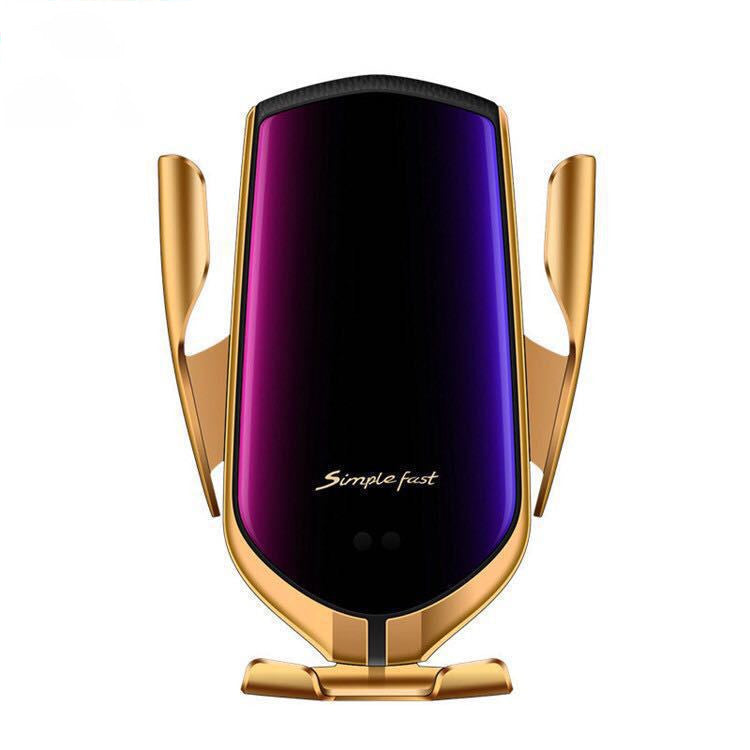 10W Wireless Car Charger with Fast Charging & Phone Holder S5