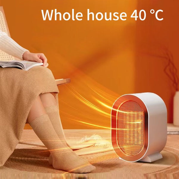 Desktop Mini Electric Heater Portable PTC Ceramic Fan 220V Home Offi