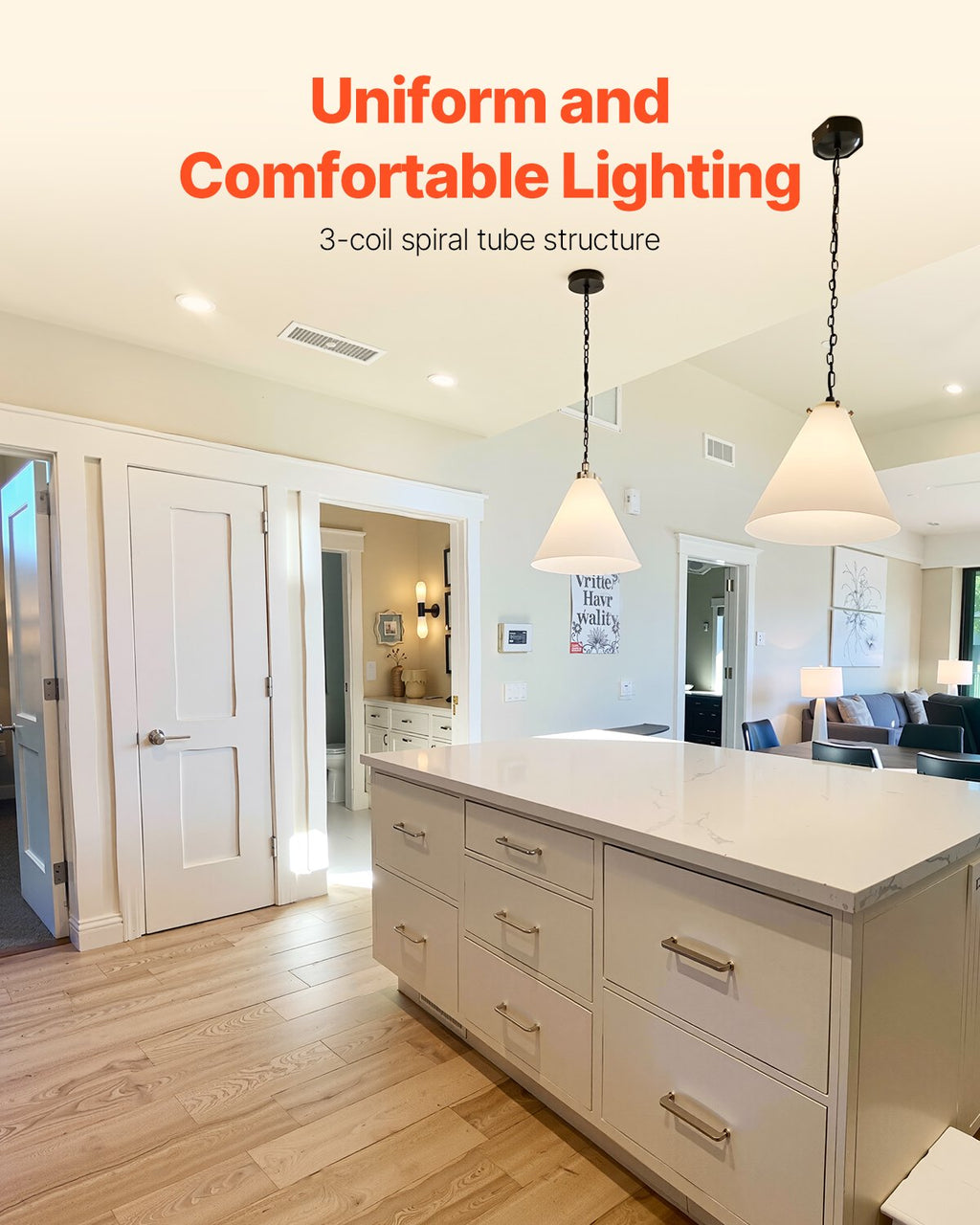 4-Pack 13W CFL Bulbs – Warm 2700K, GU24 Twist & Lock Base