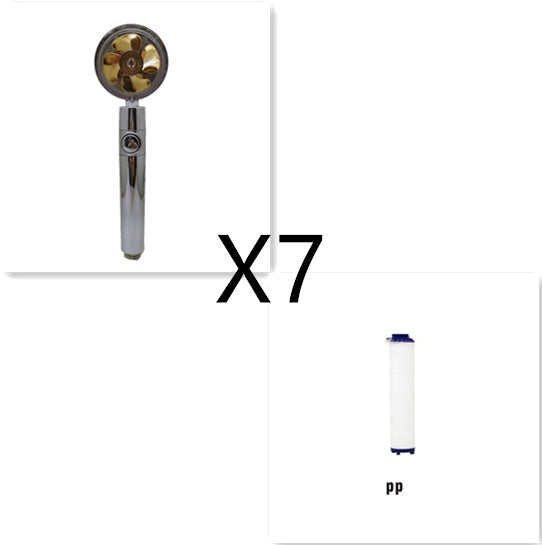 360° Rotating Water-Saving Shower Head ABS High-Pressure Spray Nozzle