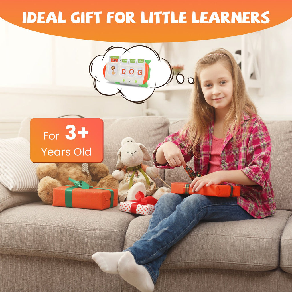 Talking Flash Cards & Finger Counting Math Board, Interactive Learning Toy for Kids 3+