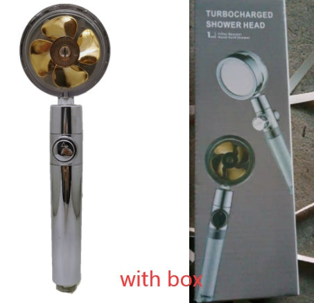 360° Rotating Water-Saving Shower Head ABS High-Pressure Spray Nozzle