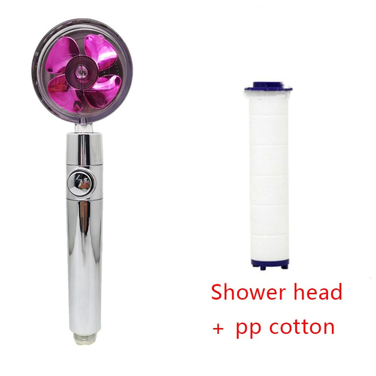 360° Rotating Water-Saving Shower Head ABS High-Pressure Spray Nozzle