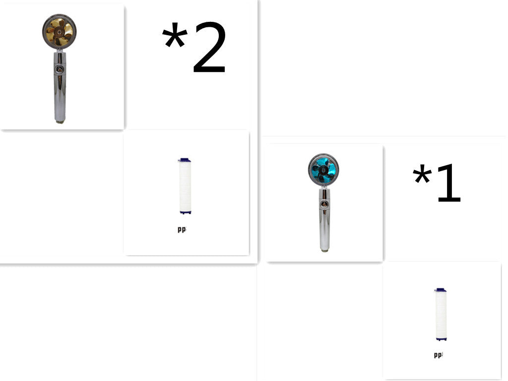 360° Rotating Water-Saving Shower Head ABS High-Pressure Spray Nozzle