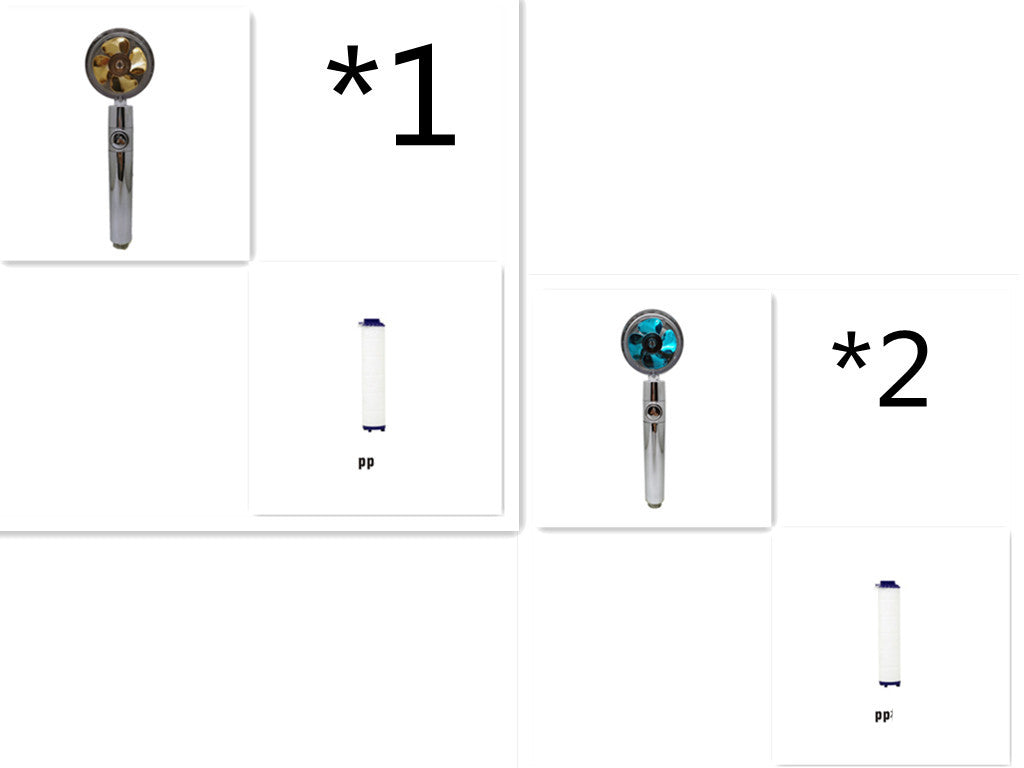 360° Rotating Water-Saving Shower Head ABS High-Pressure Spray Nozzle