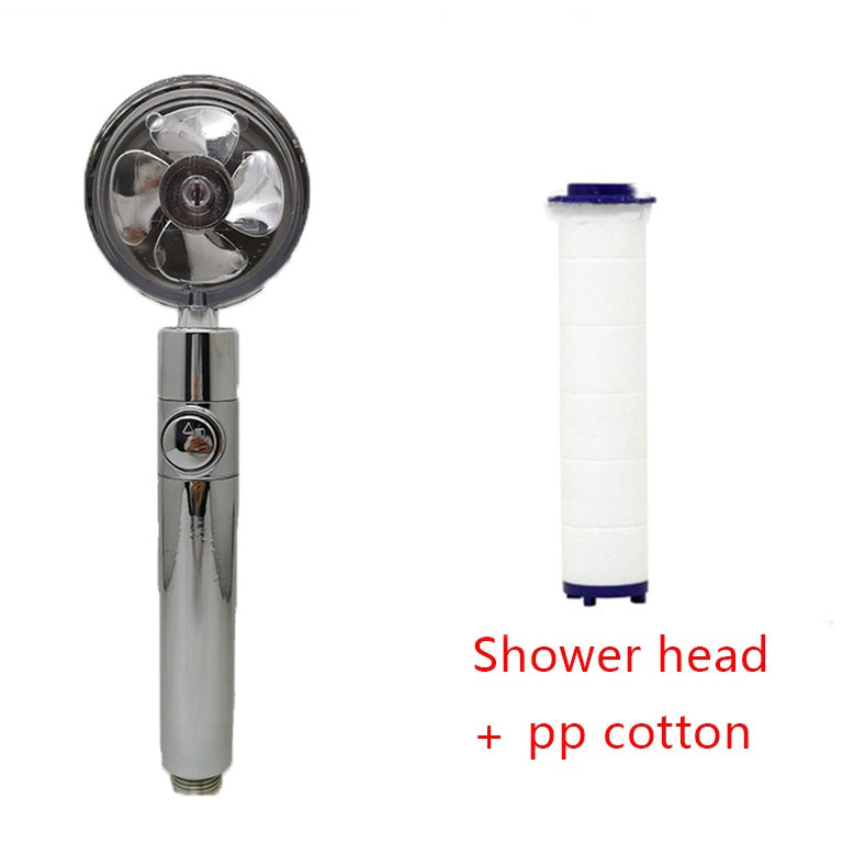360° Rotating Water-Saving Shower Head ABS High-Pressure Spray Nozzle