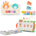 Talking Flash Cards & Finger Counting Math Board, Interactive Learning Toy for Kids 3+